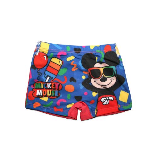 Disney Mickey Mouse Badeboxer für kleine Jungen – mit Mickey Mouse-Aufschrift – rot – 110