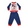 Long thin cotton baby pajamas - Mickey Mouse - One fly guy - Jersey - dark blue-red - 80