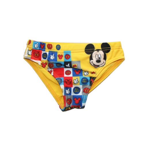 Fund de baie pentru baieti - Mickey mouse - galben - 80