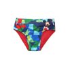 Disney Mickey Mouse Badehose für Jungen – mit Mickey-Schriftzug – Rot – 104