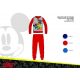 Winter cotton interlock children's pajamas - Disney Mickey mouse - red - 104