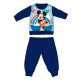 Pigiama in pile per bambini Disney Topolino - pigiama invernale spesso - blu scuro - 80