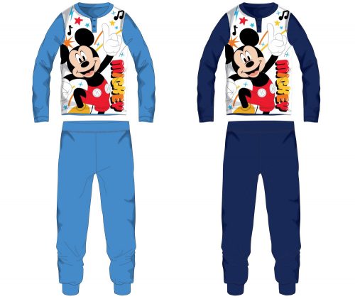 Disney Mickey Mouse Kinderpyjama aus Baumwolljersey – Dunkelblau – 104