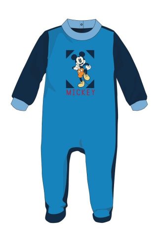 Kick-uri Disney Mickey Mouse din piele intoarsa pentru bebelusi - albastru inchis - pentru bebelusi intre 1-3 luni