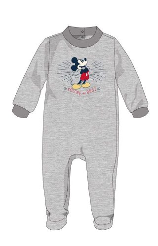 Calzature in pelle scamosciata Disney Topolino - grigie - per bambini da 0 a 1 mese