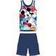 Disney Mickey mouse sleeveless summer children's pajamas - cotton pajamas - dark blue