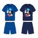 Disney Mickey Mouse Baumwoll-Sommer-Ensemble – T-Shirt-Shorts-Set – Mittelblau – 104