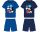 Disney Mickey mouse cotton summer ensemble - T-shirt-shorts set - medium blue - 110