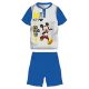 Disney Mickey egér nyári rövid ujjú gyerek pizsama - pamut jersey pizsama - középkék - 104