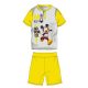 Disney Mickey Mouse Sommer-Kurzarm-Kinderpyjama – Pyjama aus Baumwolljersey – Gelb – 110