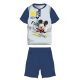 Disney Mickey mouse summer short-sleeved children's pajamas - cotton jersey pajamas - dark blue - 104