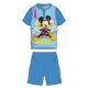 Disney Mickey egér nyári rövid ujjú gyerek pizsama - pamut jersey pizsama - világoskék - 104