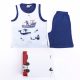 Mickey mouse baby boy cotton pajamas - sleeveless pajamas - summer ensemble - dark blue - 104