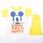 Mickey mouse boy's cotton summer ensemble - T-shirt-shorts set - yellow - 86