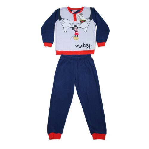 Winter-Fleece-Kinderpyjama - Mickey Mouse - Dunkelblau - 122