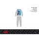 Disney Mickey mouse thin cotton children's pajamas - jersey pajamas - gray - 104