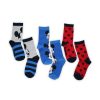 Children's cotton ankle socks - 3 pairs - Mickey mouse - grey-mid blue-red - 27-30