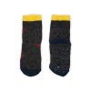 Non-slip children's ankle socks - Mickey Mouse - plush - anthracite - 23-26