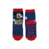 Non-slip children's ankle socks - Mickey mouse - plush - dark blue - 19-22