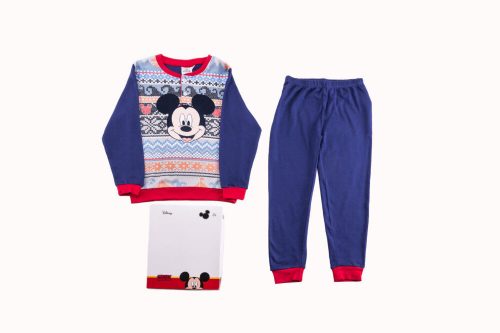 Kinderpyjama aus dicker Baumwolle - Mickey Mouse - Dunkelblau - 116