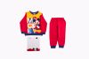 Flanell-Kinderpyjama - Mickey Mouse - rot - 98