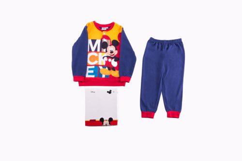 Pijamale de flanel pentru copii - Mickey mouse - albastru inchis - 110