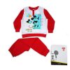 Winter-Kinderpyjama aus Baumwolle – Mickey Mouse – Rot – 104