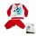 Winter-Kinderpyjama aus Baumwolle - Mickey Mouse - Rot - 116