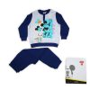 Pijamale de iarnă din bumbac pentru copii - Mickey mouse - albastru închis - 104