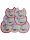 Minnie Mouse baby bib 7 pieces/pack - cotton bib - light pink-pink-dark pink-pink-red-purple-yellow