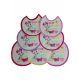 Minnie Mouse baby bib 7 pieces/pack - cotton bib - light pink-pink-dark pink-pink-red-purple-yellow