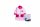 Accappatoio per bambini - corallo - Minnie mouse - 110 - rosa chiaro