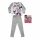 Pigiama per bambini lungo e sottile in cotone - Minnie mouse - Jersey - grigio - 104