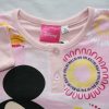 Pigiama per bambini lungo e sottile in cotone - Minnie mouse con farfalle - Jersey - rosa chiaro - 116