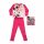 Langer Kinderpyjama aus dünner Baumwolle – Minnie Maus – mit Schmetterlingen – Jersey – Rosa – 104