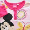 Dlhé tenké bavlnené detské pyžamo - Minnie mouse - s motýlikmi - Jersey - ružové - 104