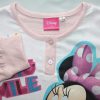 Long thin cotton children's pajamas - Minnie mouse - Jersey - light pink - 104