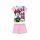 Pigiama estivo per bambini in cotone a maniche corte - Disney Minnie mouse - rosa chiaro - 110