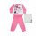 Pigiama lungo e sottile per bebè in cotone - carina Minnie - Jersey - rosa - 92