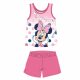 Pigiama estivo per bebè in cotone senza maniche - Disney Minnie Mouse - rosa - 86