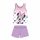 Summer sleeveless cotton baby pajamas - Disney Minnie mouse - light purple - 80s