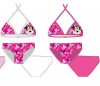 Costume da bagno in due pezzi Disney Minnie Mouse per ragazze - con motivo floreale - rosa - 104