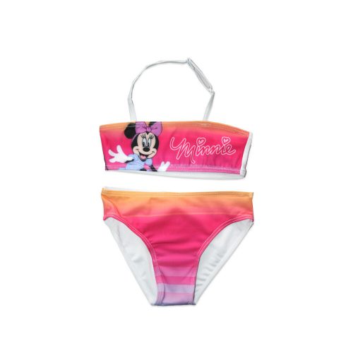 Costum de baie Disney Minnie Mouse din două piese pentru fetițe - gradient de culoare - alb - 122