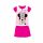 Pigiama estivo per bambini in cotone a maniche corte - Disney Minnie mouse - con scritta Minnie - rosa - 104