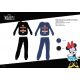 Téli pamut interlock női pizsama - Disney Minnie egér - Minnie Everything felirattal - fekete -