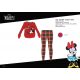 Pijamale de iarnă pentru copii din bumbac gros - pijamale de flanel - Disney Minnie mouse - roșu - 110