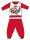 Disney Minnie mouse winter thick Christmas baby pajamas - cotton flannel pajamas - red - 92