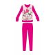 Disney Minnie mouse winter cotton children's pajamas - interlock pajamas - with flower pattern - pink - 110