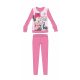 Disney Minnie mouse winter cotton children's pajamas - interlock pajamas - with butterfly pattern - pink - 104