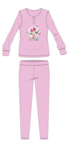 Disney Minnie mouse winter cotton children's pajamas - interlock pajamas